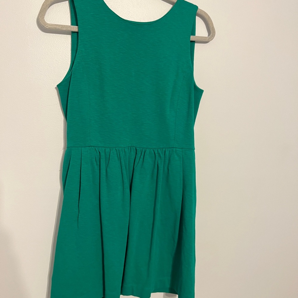 JCrew Factory Casual A-Line Kelly Green Dress Size SP